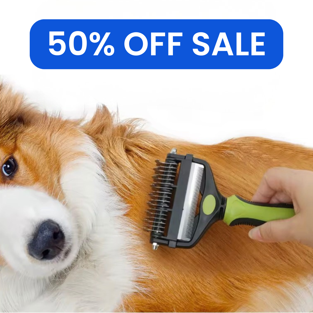 3-in-1 Pet Hair Removal Brush – Grooming Tool for Dogs & Cats