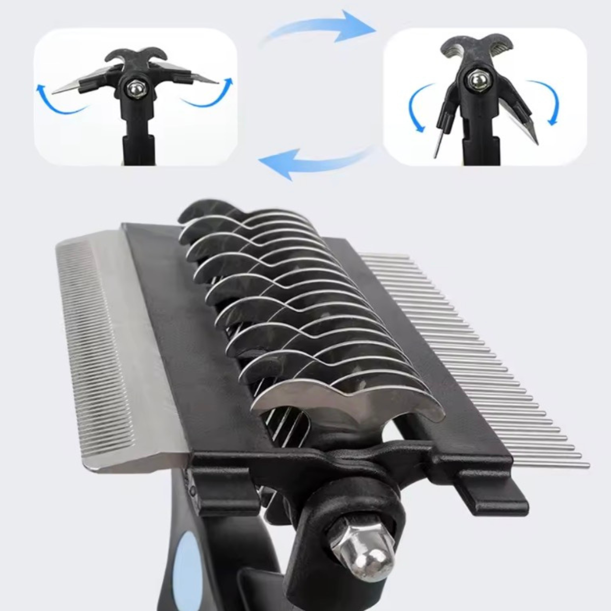 3-in-1 Pet Hair Removal Brush – Grooming Tool for Dogs & Cats