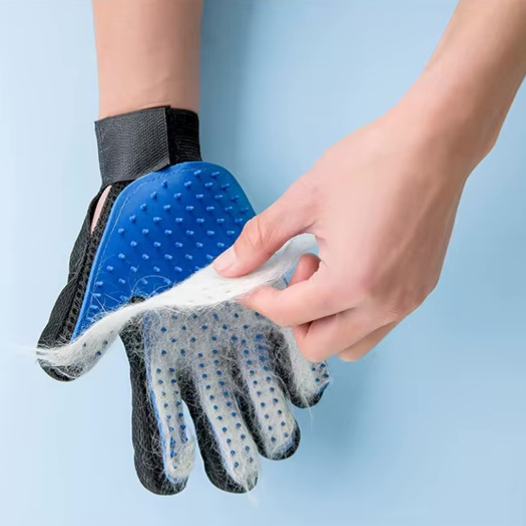 Pet Hair Removal Glove – Reusable Grooming Mitt for Dogs & Cats